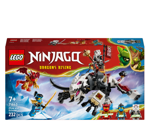 LEGO NINJAGO 71863 Zilvar i smocza bestia Grimtak - 1529844 - zdjęcie